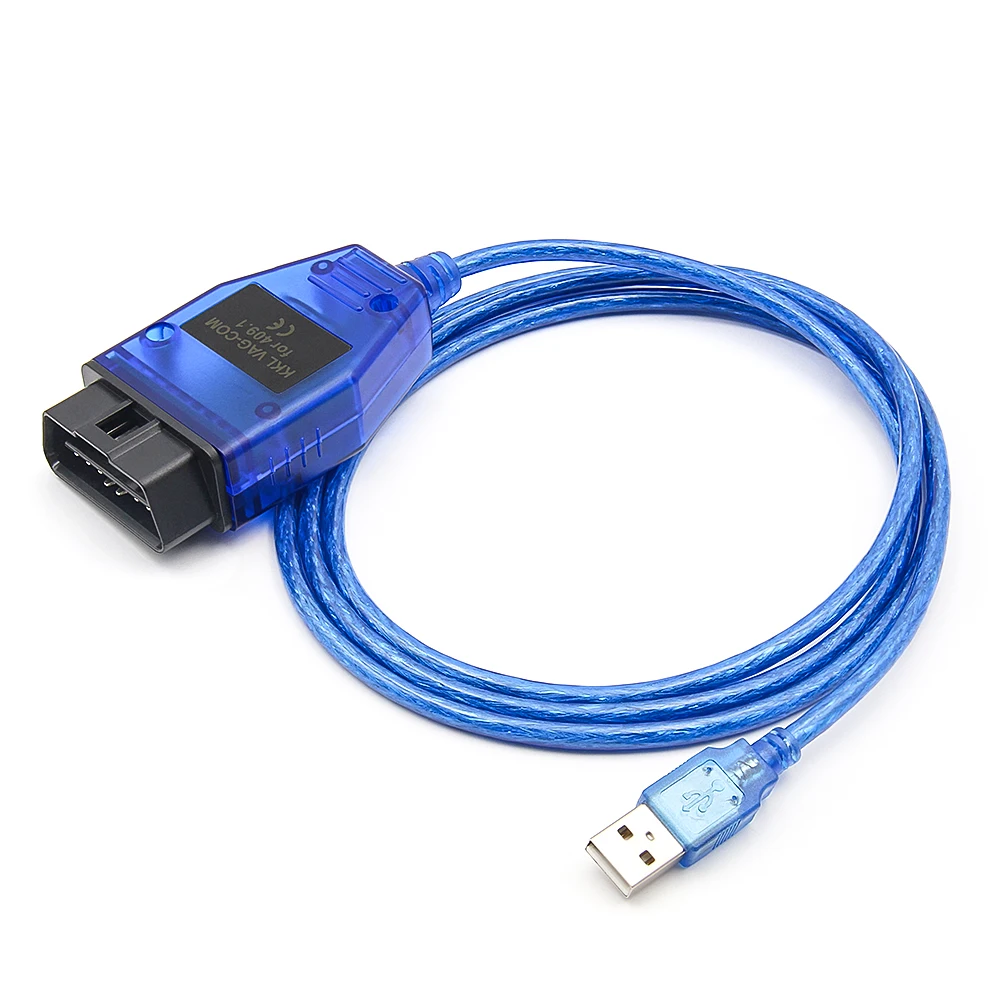VAG KKL 409.1 With FTDI FT232RL OBD 2 OBD2 USB Interface For VW/Audi/Skoda/Seat Car Diagnostic Cable VAG COM 409 1 Auto Scanner