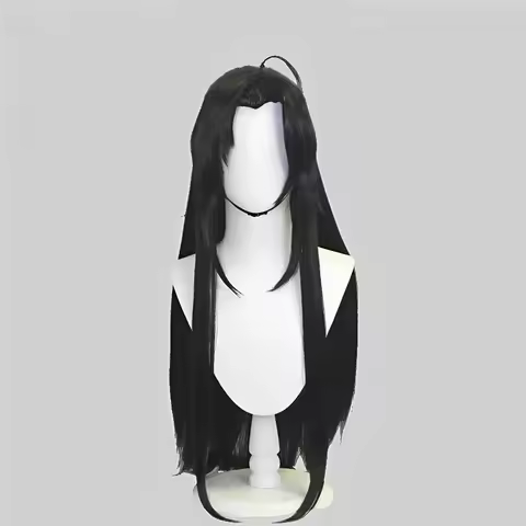 Anime Mo Dao Zu Shi Cosplay Grandmaster of Demonic Wei Wuxian Cosplay Yiling Patriarch Wig Ancientry Wig For Halloween Party Wig