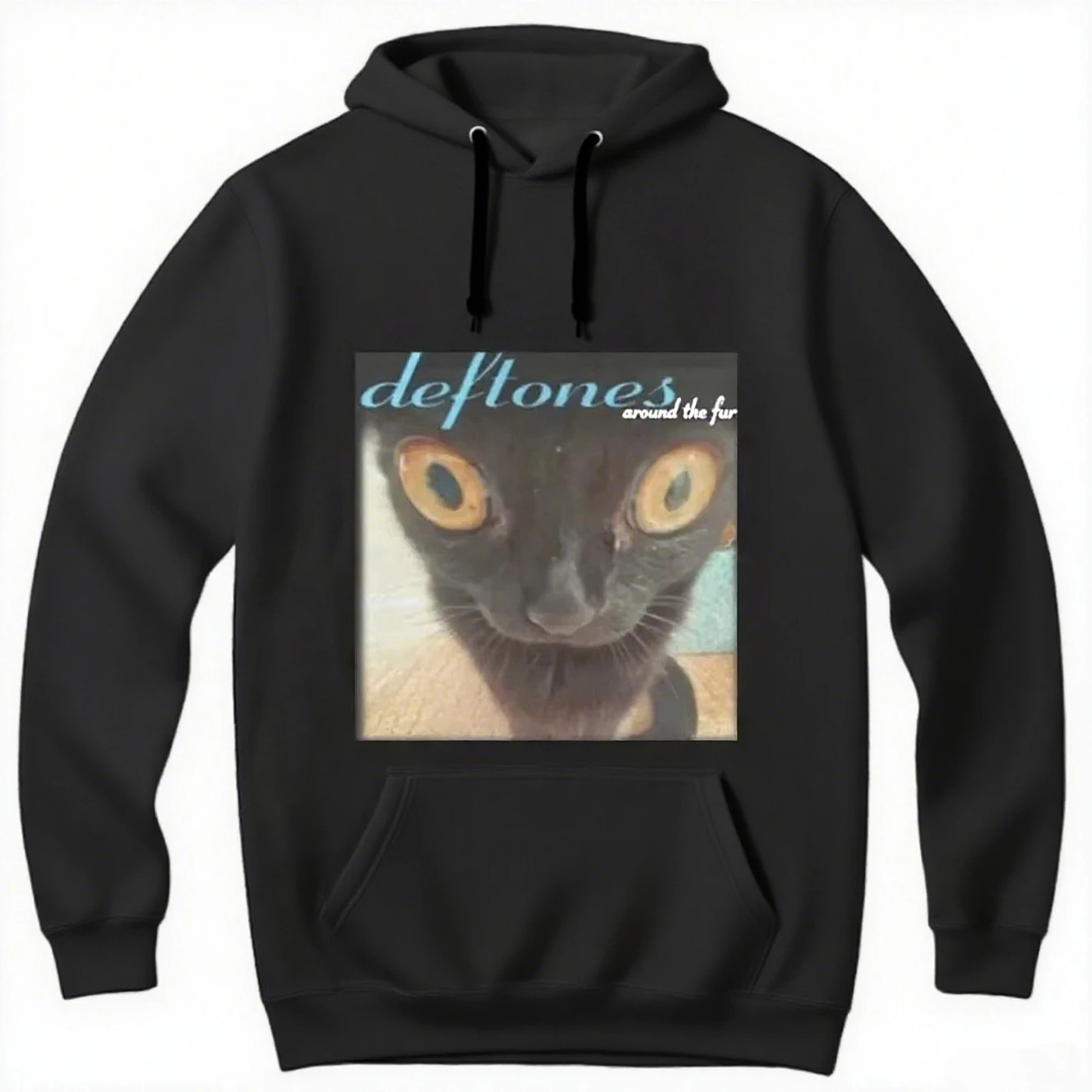 

Fun Cat Graphic Printing Autumn and Winter Pure Cotton Men's and Women's Hoodies Casual Outdoor Street Sports Training Brand