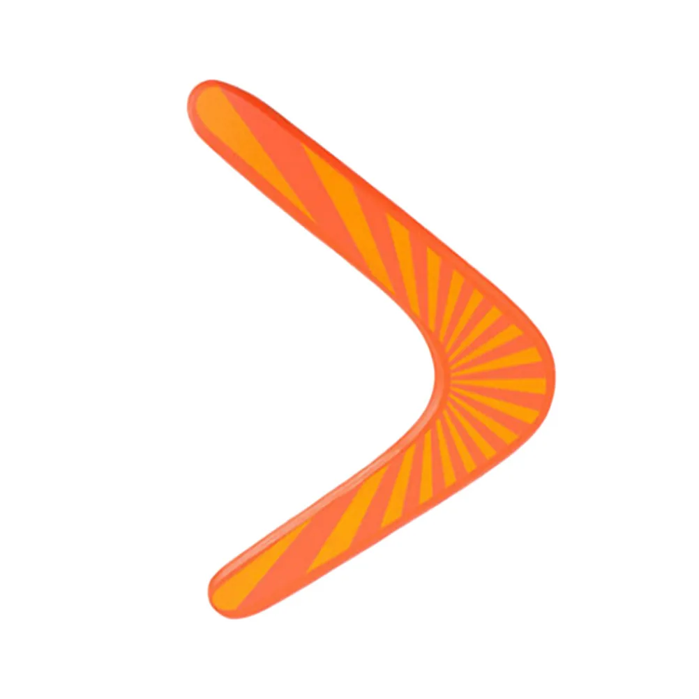 Outdoor Wooden Boomerang Flying Sport Equipment for Kids and Adults Hand Crafted Water Paint Safe Design Maneuver