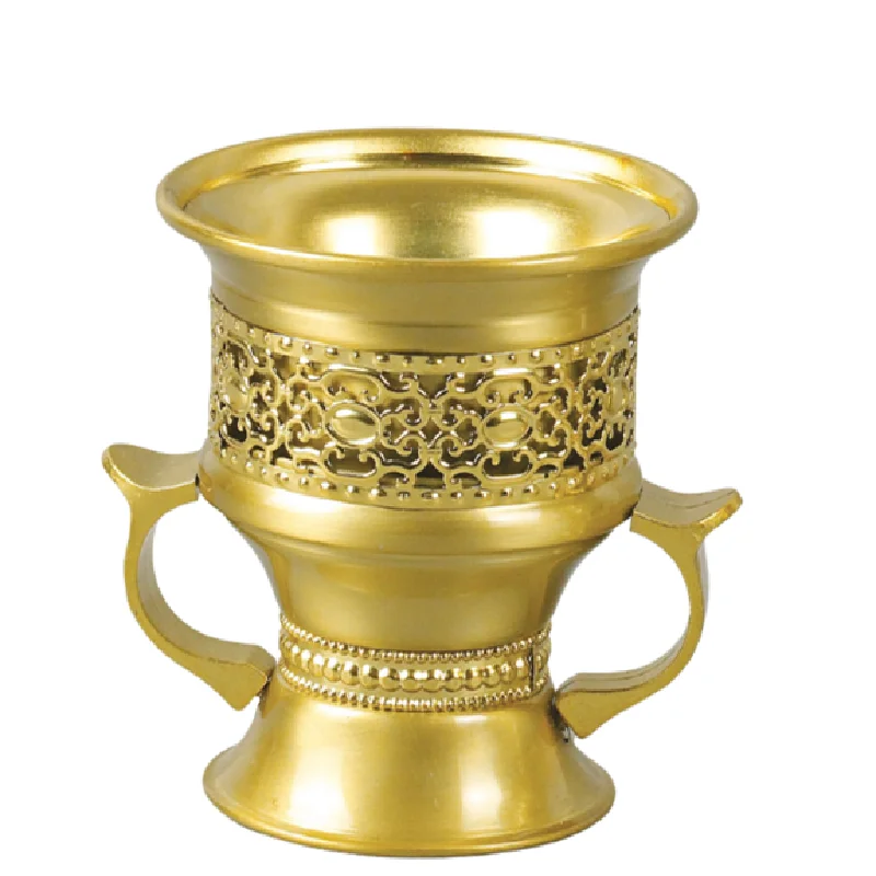 Portable Gold Incense Burner Arabic Electric Modern Ornaments Metal Incense Burners Holder Diffuser Porta Incenso Room Decor