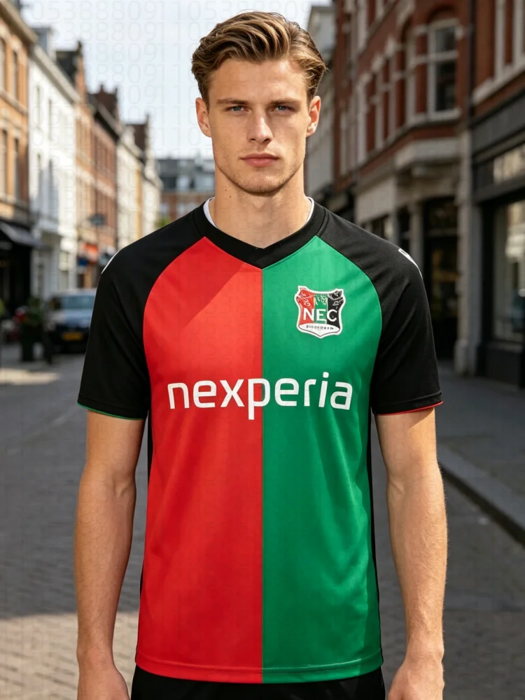 2026 Neues Niederländisches Sport-Fußball-T-Shirt Modisches Kinder-Fußball-Fan-Shirt Fahrrad-Komfort-Shirt Schnelltrocknend - Eltern-Kind