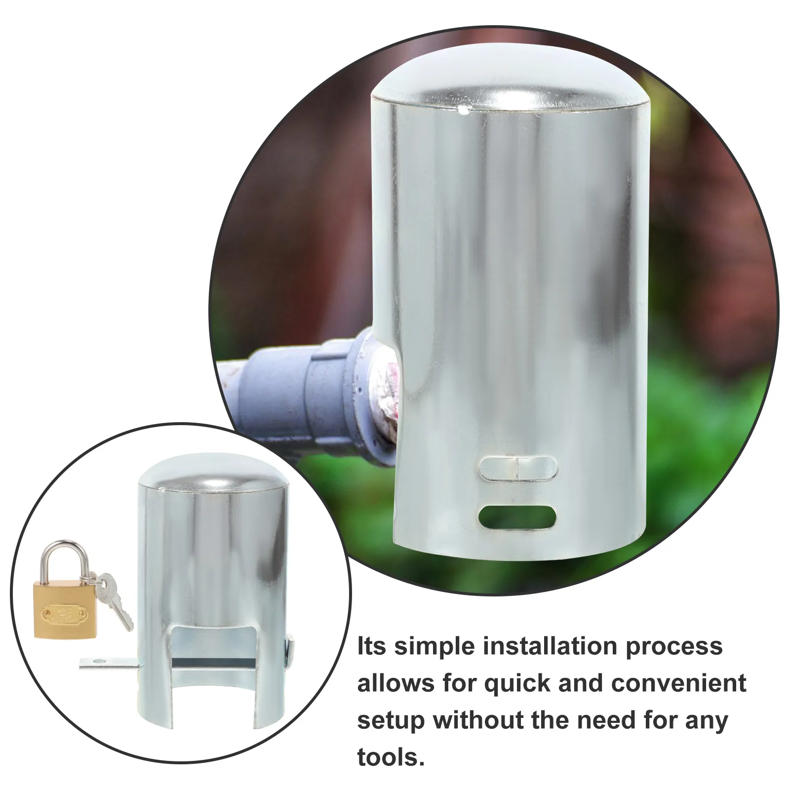 

Faucet Lock Cover outside Frost Hose Spigot Covers for Insulation Kitchen Water Garden Outdoor