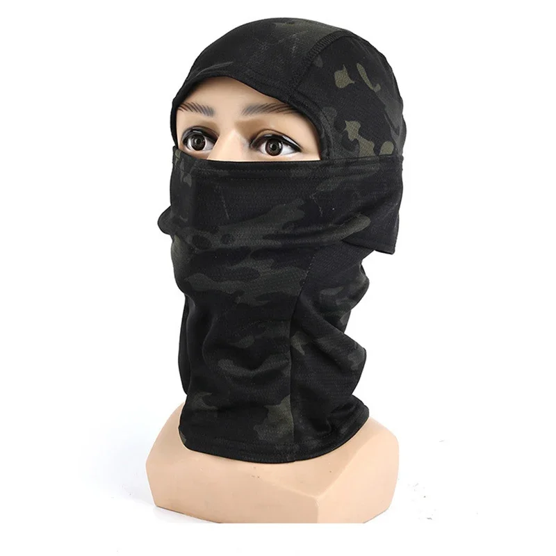 Tactical Balaclava Camouflage Full Face Mask Wargame CP Military Hat Hunting Bicycle Cycling Army Multicam Bandana Neck Gaiter