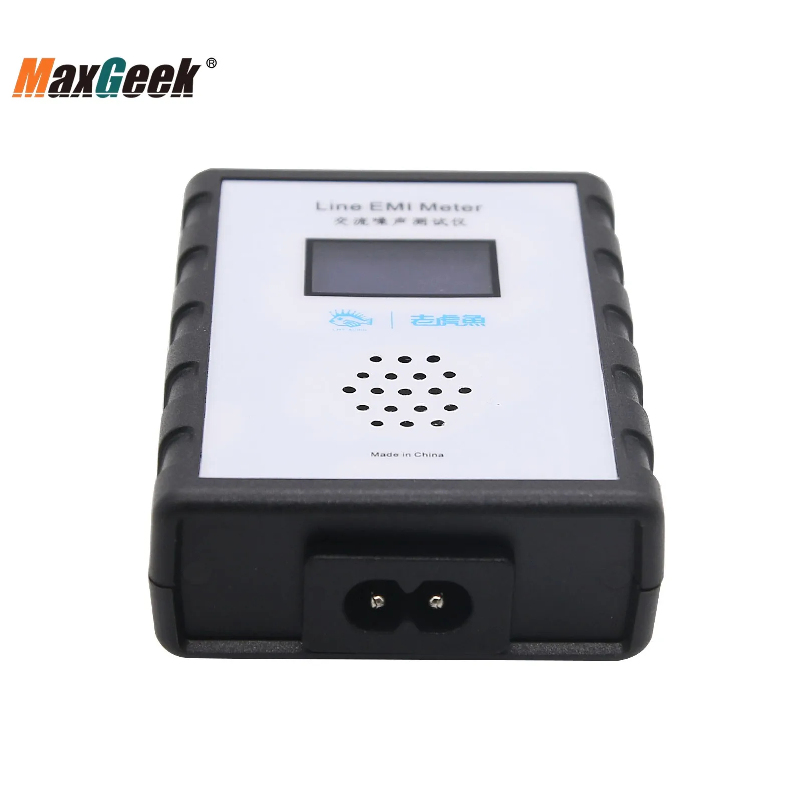 Imagem -04 - Maxgeek Oled Display Mains Noise Tester 10khz10mhz Linha Emi Medidor Instrumento de Medição de Banda Larga Fonte de Alimentação ca Ondulação Analisar