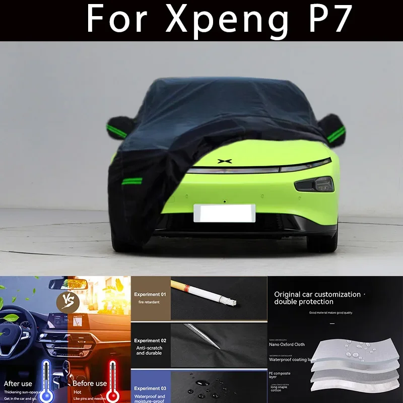 

For Xpeng P7 Outdoor Protection Full Car Covers Snow Cover Sunshade Waterproof Dustproof Exterior Car accessories