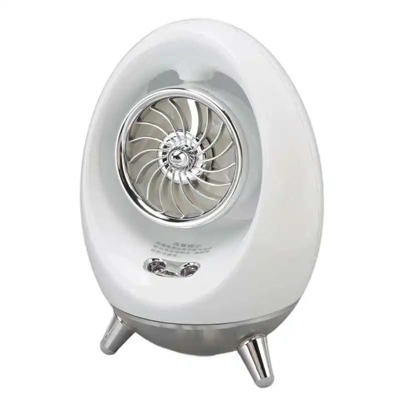 مروحة مكيف صغيرة محمولة برودة المرطب مروحة التبريد مع مصباح الليل مكتب المنزل USB شحن مروحة التبريد