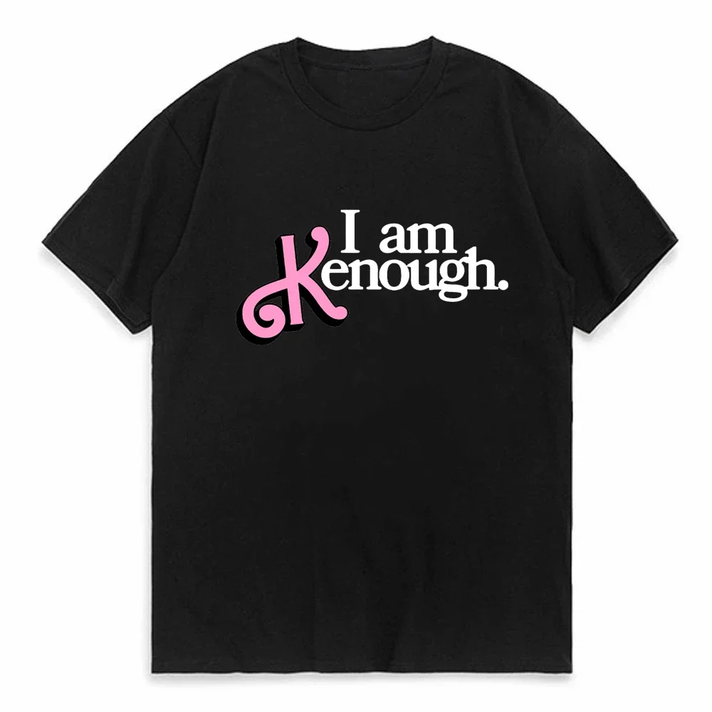 

I Am Kenough Barbenheimer T-shirts 100% Cotton Tshirts Casual Summer Loose Graphic T Shirts O-neck Clothes vintage Streetwear