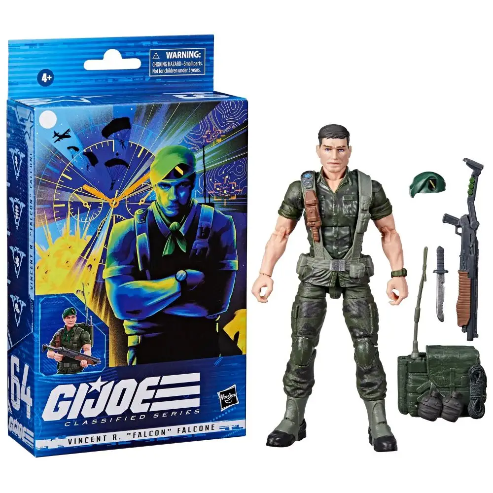 Hasbro G.I. Joe Classified Series Action Figure Collectible Premium Toy 6-Inch with Multiple Accessories Custom Package Art Gift