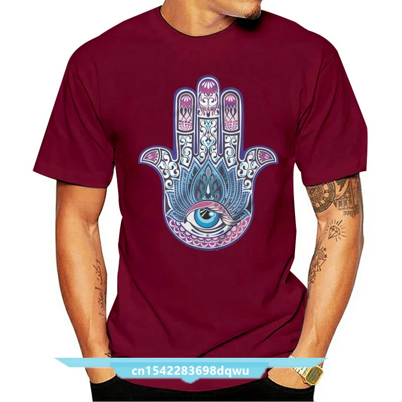 Hamsa Hand T Shirt Love Peace Animals Are Friends Boho Festival Yoga Namaste