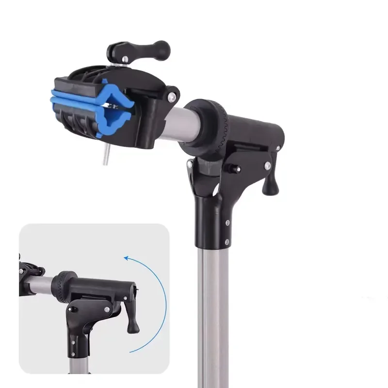 Professional Bicycle Repair Stand Aluminum Alloy Bike Repair Rack Adjustable Foldable Tool Holder Storage Rack