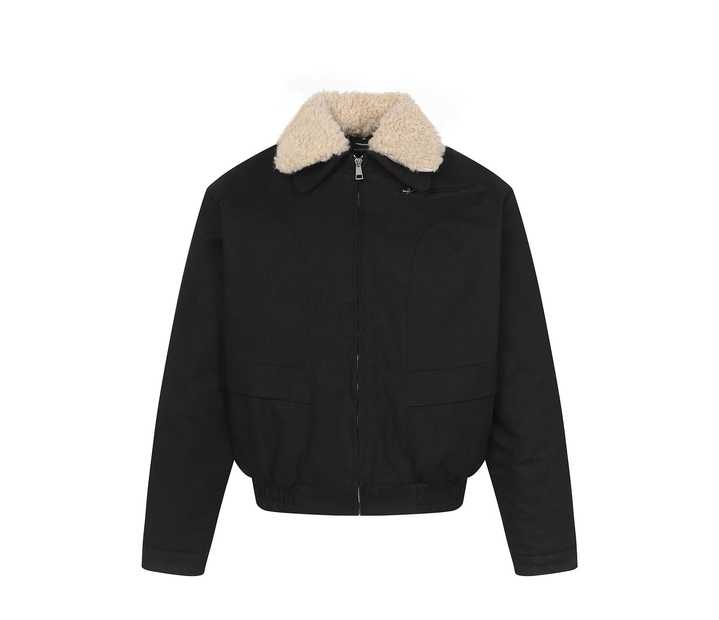 Men Women 2025 Winter New Trend Couple Warm Chic Parkas American Style Retro Faux Fur Collar Coats Handsome Tooling Lapel Parkas