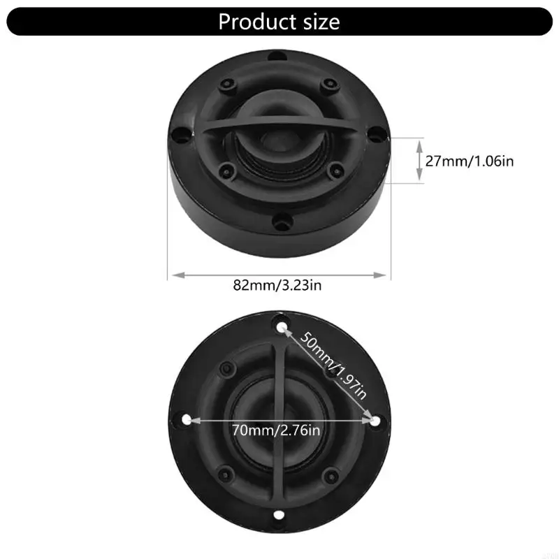 270B Xe Midrange Loa cho xe A Pilled với độ bền của ABS và Superiorly Sound Motion Horn