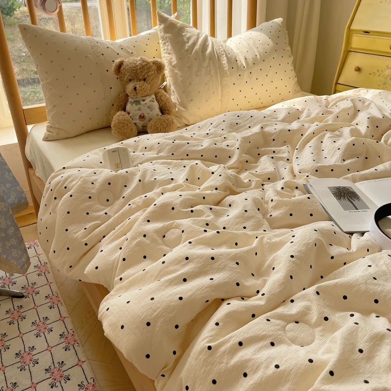 2025 Summer Quilt Cool Blanket New Jacquard Lace Korean Edition Summer Cooling Blanket 여름이불 Machine Washable Mother Gift
