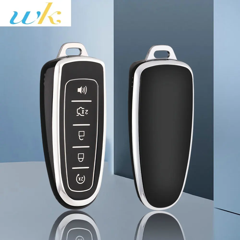 

NEW TPU Car Key Case Cover Shell Fob For Ford Edge Explorer Escape Focus Taurus Flex Lincoln MKS MKT MKX MKZ Navigator Keyless