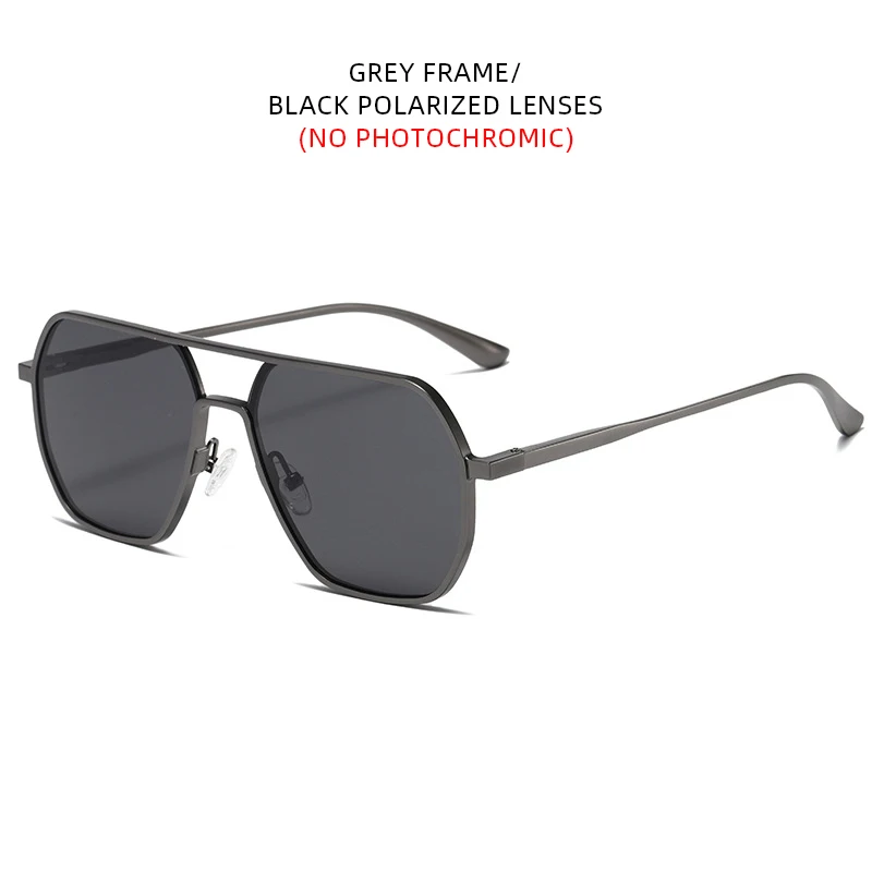 Luxe Metalen Meekleurende Zonnebril Mannen Vrouwen Mode Gepolariseerde Zonnebril Stijlvolle Chameleon Anti-glare Rijden Shades UV400