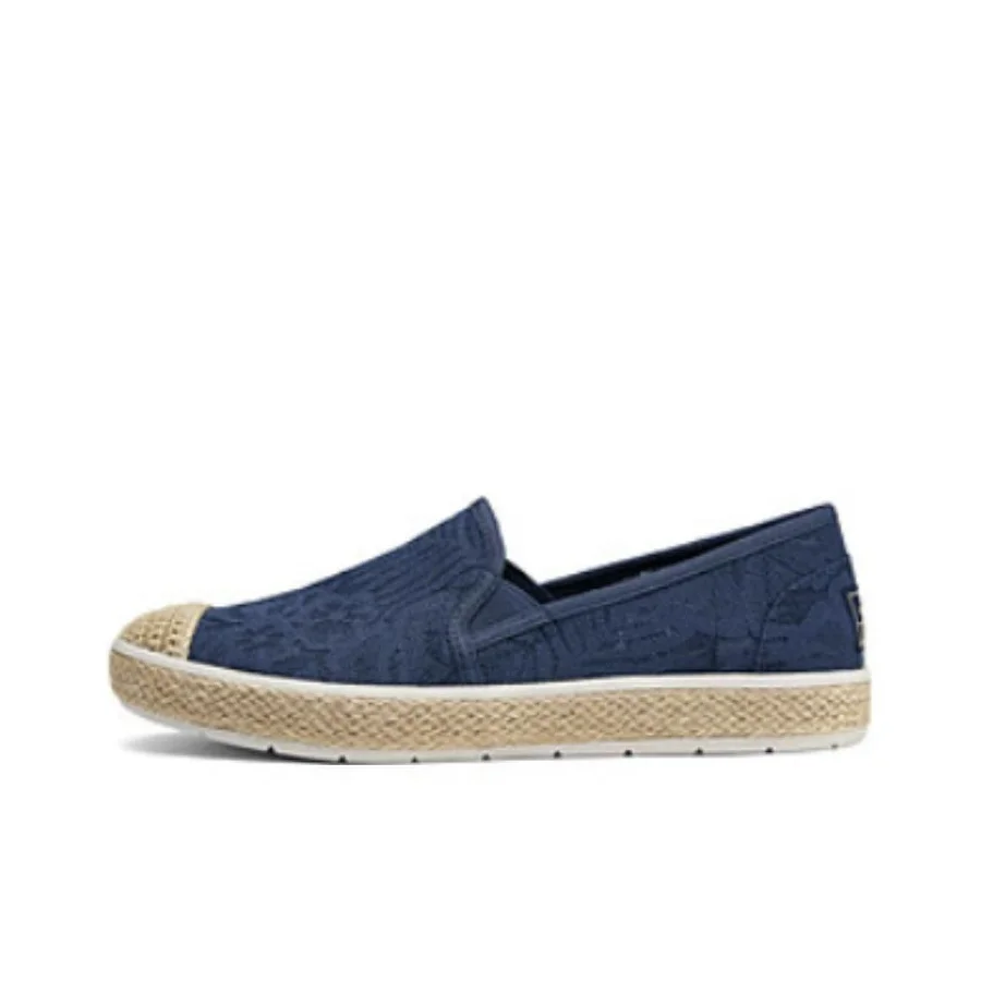 Skechers Bob's Espadrilles Textile, Mesh Low top Casual Shoes Women's Blue 114044-NVY
