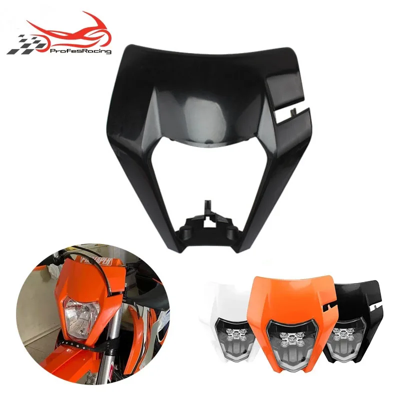 

Motorcycle Universal Headlamp Headlight Plastic Mask For SX XC SXF XCF XCW EXC EXCF SMR 125 150 200 250 350 300 450 500 530