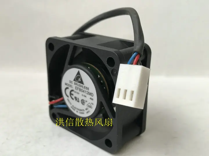 

Delta Electronics EFB0412MD R00 DC 12 В 0,10 А 40x40x20 мм 3-проводной 40 мм охлаждающий вентилятор