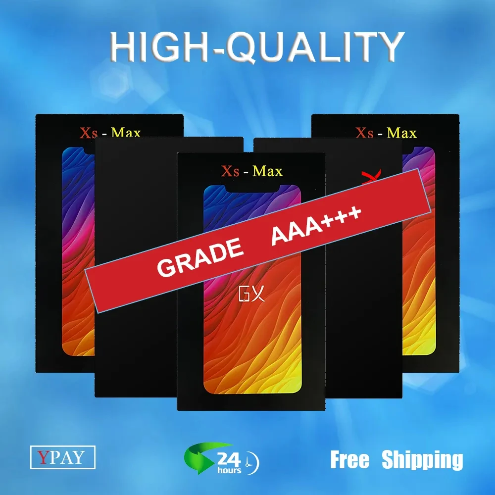 GX OLED For iPhone X XS 12 13 13ProMax 14 15 16 Pro Max Display True Tone With 3D Touch Screen For iPhone Replacement With Tools