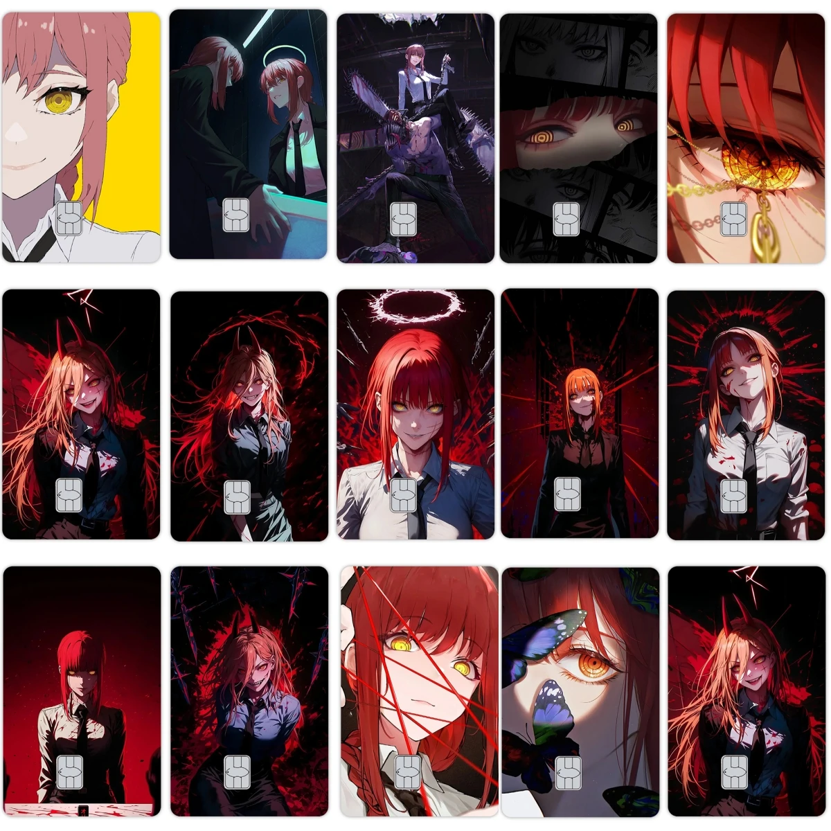 

Модная мужская бензопила, кредитная дебетовая карта Visa, крутая декоративная карта, наклейки на кожу, пленочный чехол, передняя лента для маленького большого чипа, без чипа