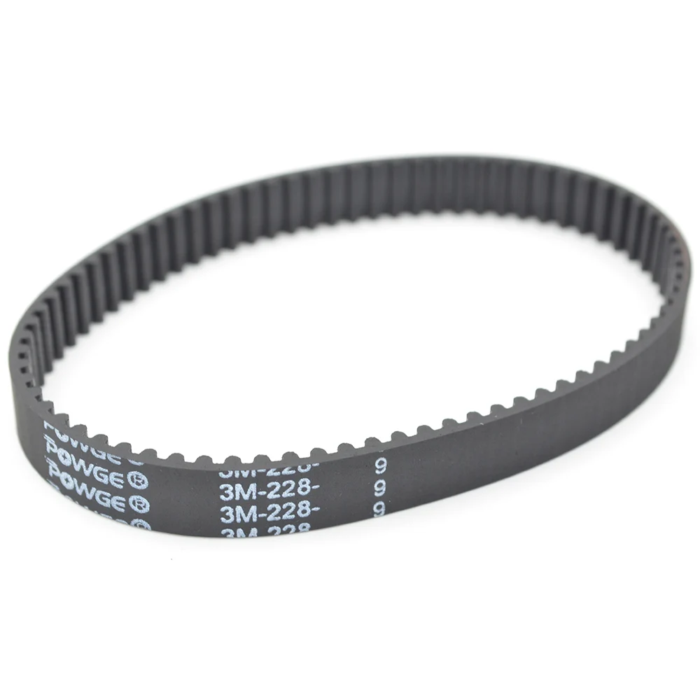 POWGE 222 225 228 231 234 237 3M Synchronous Belt Teeth=74/75/76/77/78/79 HTD3M Rubber Closed-Loop Timing Belt 231-3M 225-3M