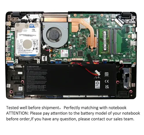 Imagen 2 del producto SKOWER AC14B8K Batería para Acer Nitro 5 AN515 AN515-52 AN515-53 Aspire R3-131T ES1-111 V3-111 AC14B3K AC14B7K AP14B8K AC14B18K