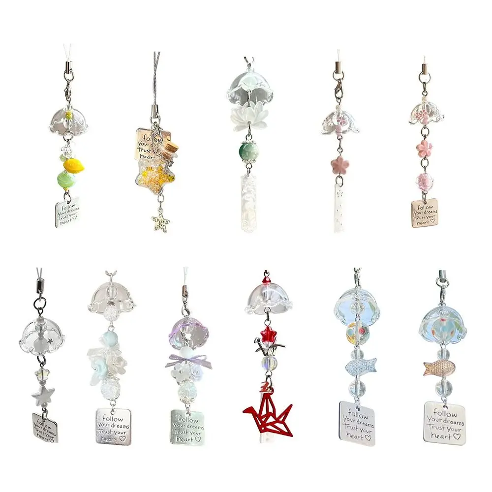 لطيف مطرز تصميم الليمون المفاتيح الرياح الدقات ستار مطرز الرياح الرنين المفاتيح سحر الأخضر الليمون البرسيمون المفاتيح مفتاح حلية #1