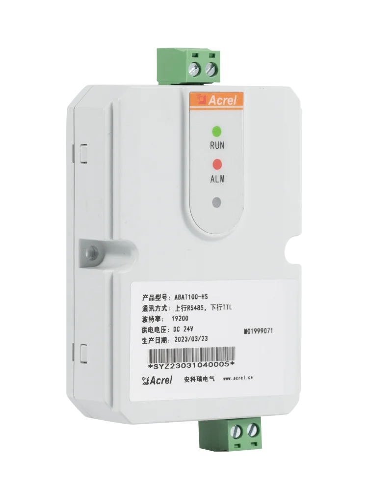 

Acrel ABAT 2V 6V 12V Battery Cell Monitoring Devices for Voltage Temperature Resistance Charging Status with RS485 Modbus-RTU