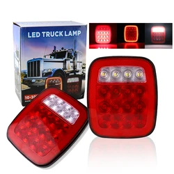 16 LED Stop Brake Reverse Flowing Flashing Tail Light For 1979-2006 Jeep Wrangler YJ TJ CJ Pickup Truck