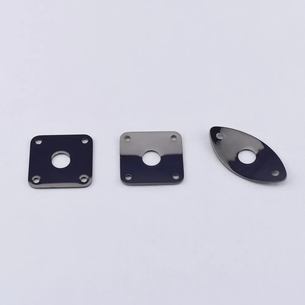 New -  Flat / Curved Stainless Steel Jack Plate For Electric Guitar Bass 【Made in Japan by GOTOH】