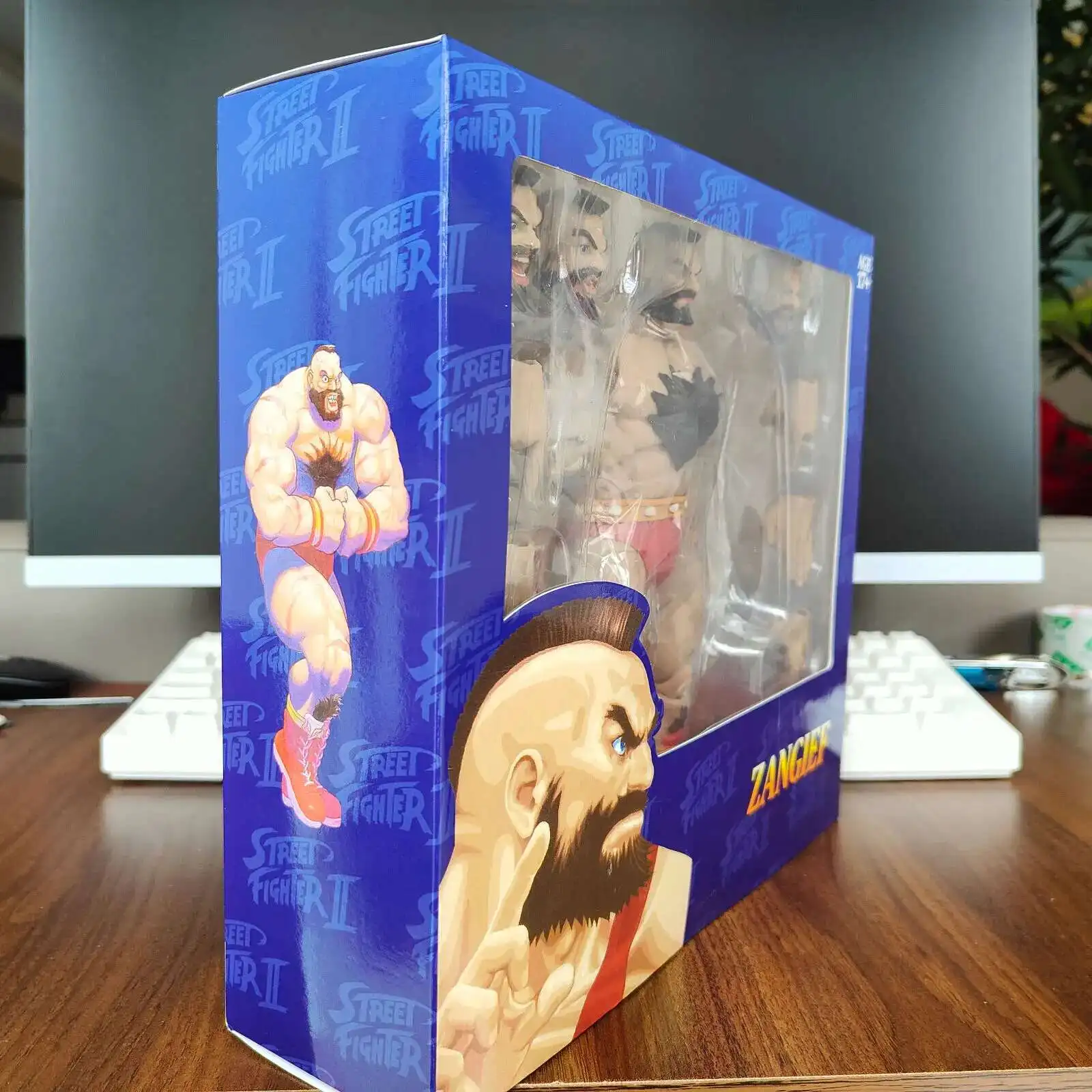 ألعاب ستريت فايتر شخصيات عاصفة الحركة ST ZANGIEF المجموعة النهائية تشالنجرز Zangief تمثال ألعاب نموذجية متحركة