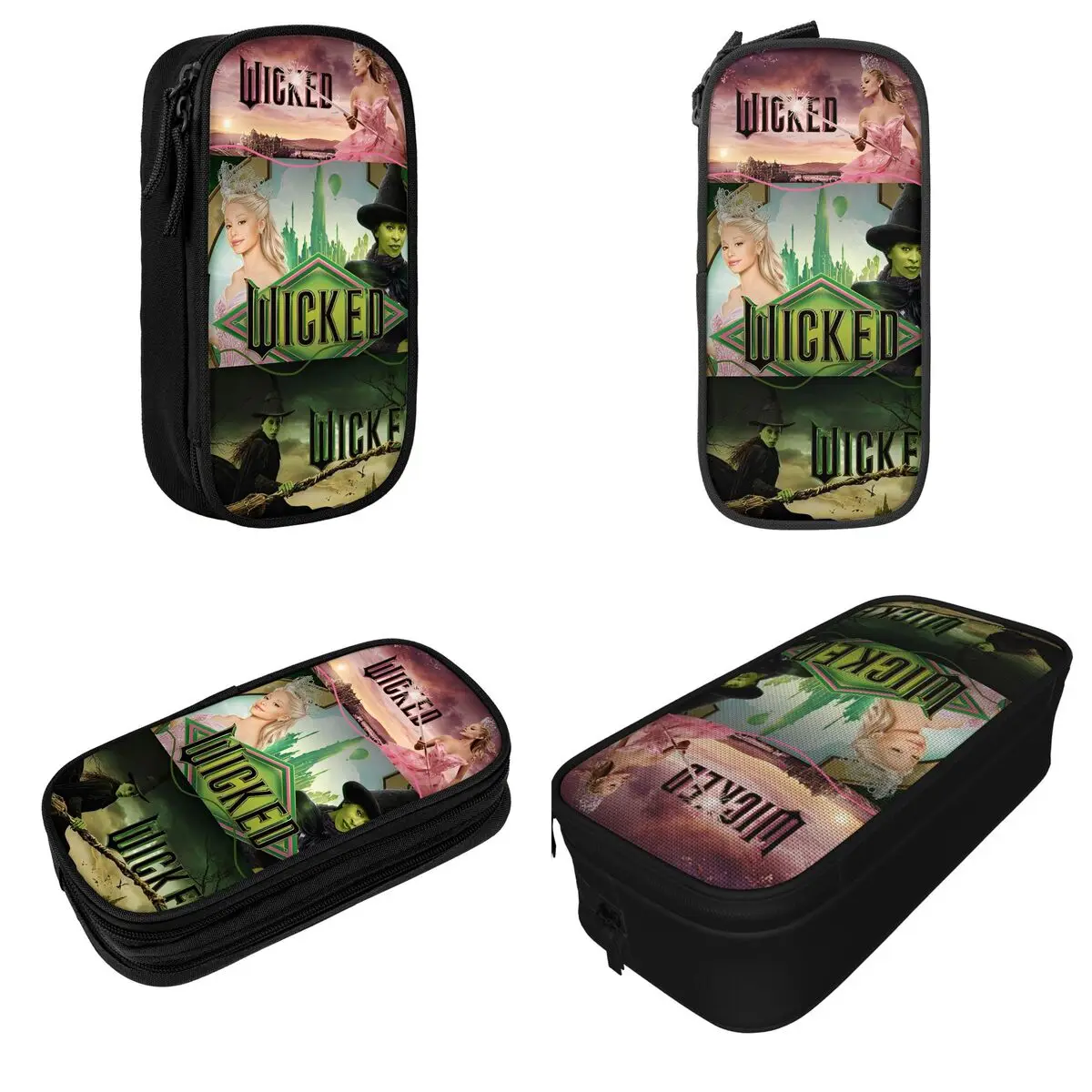 Wicked For Good Merch Pencil Case Large-capacity Office Supplies Pencil Box Perfect Gifts