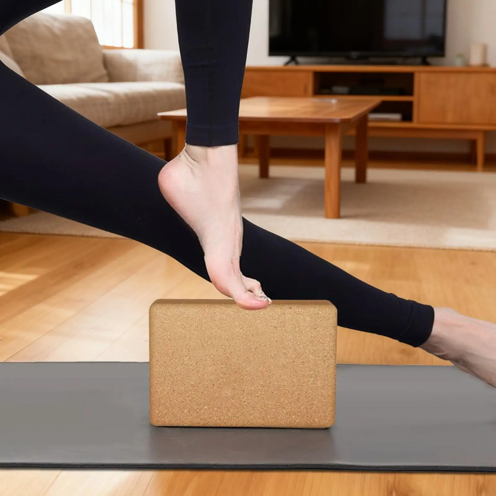 Workout Blocks Pilates Stretching Tool High Density Stretching Block For Home Gym Fitness Office Travel Workout Exercise