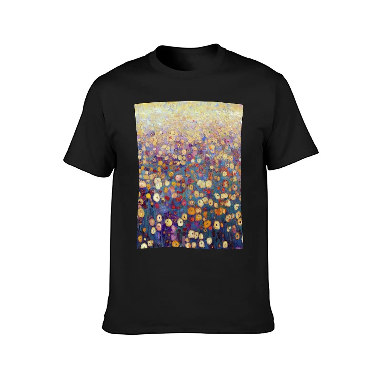 Flower Garden Gustav Klimt T-Shirt customs design your own aesthetic clothes men clothing