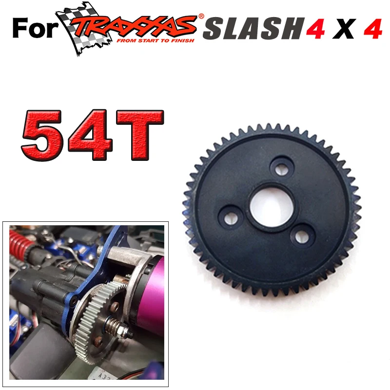 54T Gear Box Black Steel for 1/10 Traxxas Slash 4X4 Stampede SUMMIT RC Car E-REVO Huanqi727 SUMMIT Traxxas RC Tools