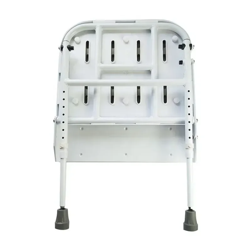 Foldable Wall Mounted Shower Seat 250kg Load Bearing PU Foam Cushion Adjustable Bathroom Chair Powder Coated Surface ISO CE