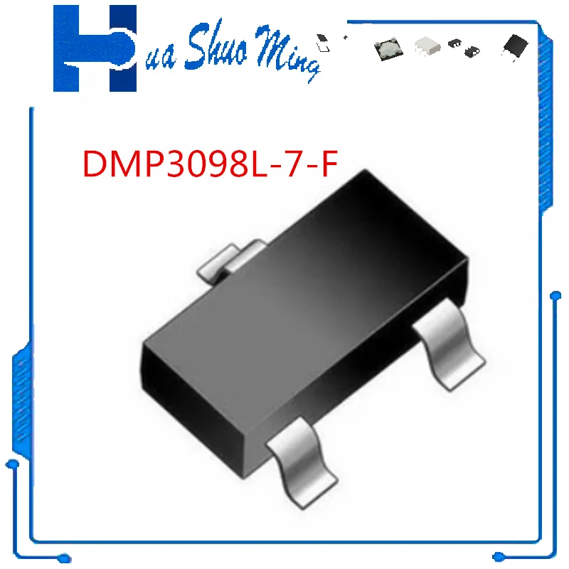 10 PZ/LOTTO DMP3098L-7-F DMP3098L DMP3098 SOT23-3