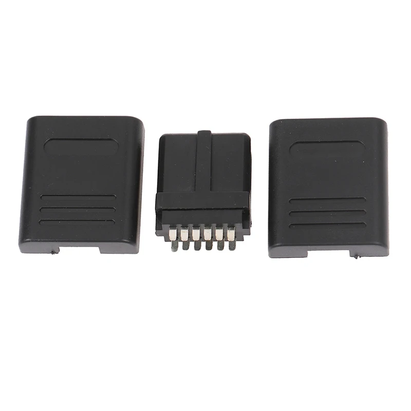 1 conjunto para ngc snes n64 conector macho cabo 12pin multi para fora conector/plugue