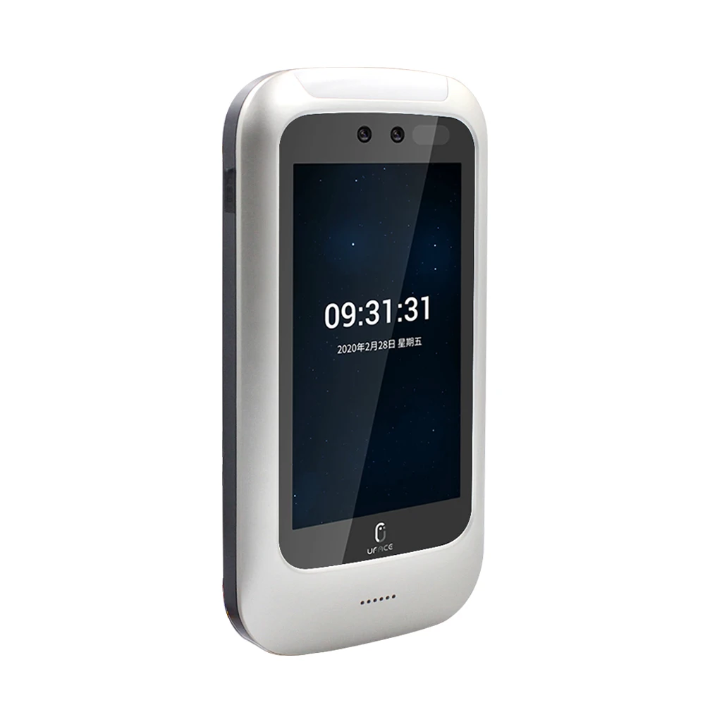 5 Inch WiFi TCP IP Face Recognition Touch Screen Attendance Device Support 13.56Mhz IC Card APP/ PC Software / Cloud 3000 Users