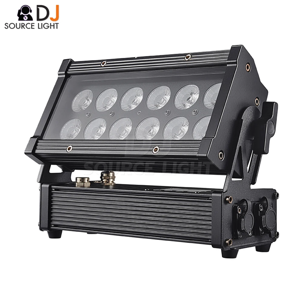 12x18W RGBWA+UV 6 in 1 LED With Battery Wash Light Waterproof IP65 Wireless APP Control Stage Light Party Wedding DJ Disco