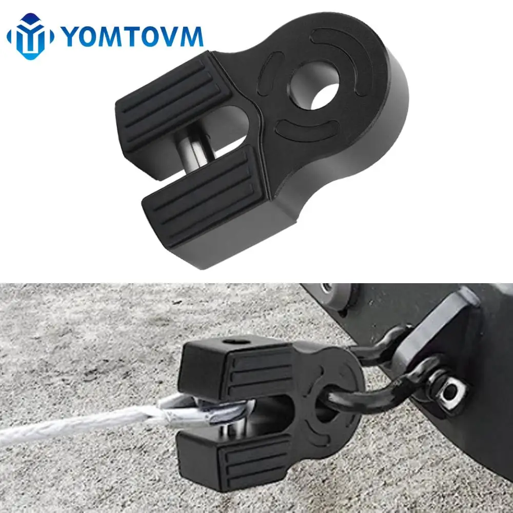 

Winch Shackle Mount Flat Hook with Iron Pin & Rubber Guard 30000LB Capacity Aluminum Universal for ATV UTV SUV Pickup Trucks