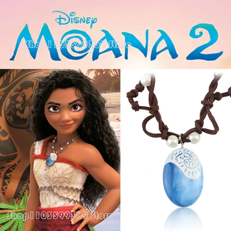 

Disney Moana2 Heart of Te Fiti Necklace Moana Necklace Maui Luminous Pendant Children's Cosplay Props Children's Birthday Gift