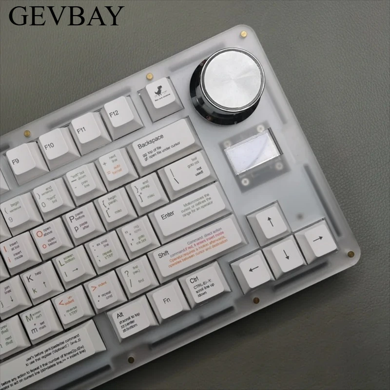 Programmer Pattern PBT Sublimation Keycaps Original Height Custom For 64/68/75/84/87/980 Keyboard