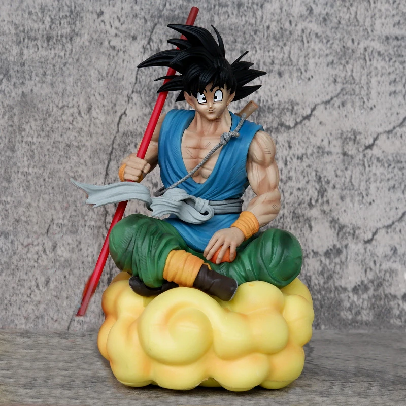 

Anime Dragon Ball Z Son Goku Figure Goku with Cloud Figurine 21cm Pvc Action Figures Gk Statue Collection Model Toy Gifts