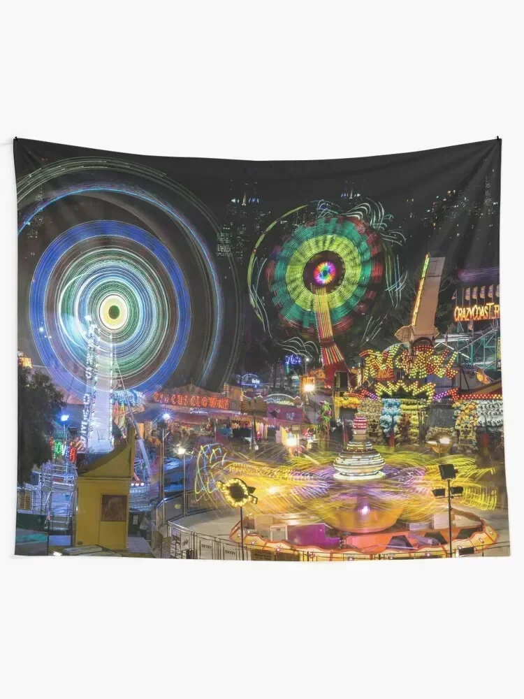 Fairground Attraction (diptych - right side) Tapestry House Decor For Bedroom Japanese Room Decor Tapestry