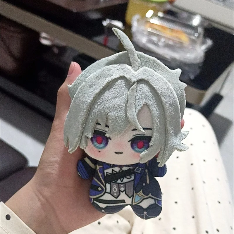 10cm Genshin Impact Lohen Plush Doll Pendant Funny Game Lohen Cosplay Anime Stuffed Toy Doll Fans Collect Holiday Present Gift 4