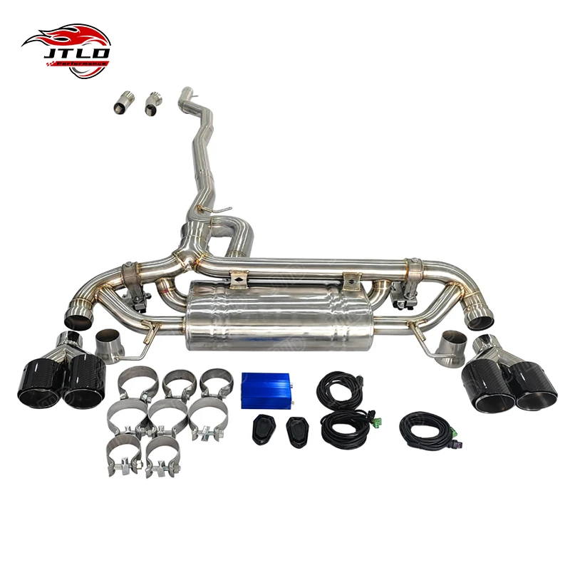 

JTLD Stainless Steel Valved Sport Catback Systems for 2019+ B48 2.0 330I 430I G20 G22 G23 G26 Muffler Exhaust Pipes