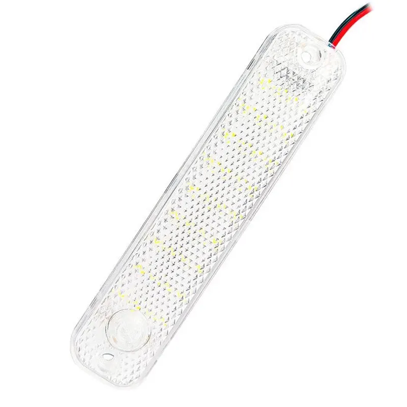 

2pcs RV LED Fixture Ceiling Boat Camper Trailer Marine Yacht Car Interior Lamp Ceiling Light for Truck Van Minibus Lamp