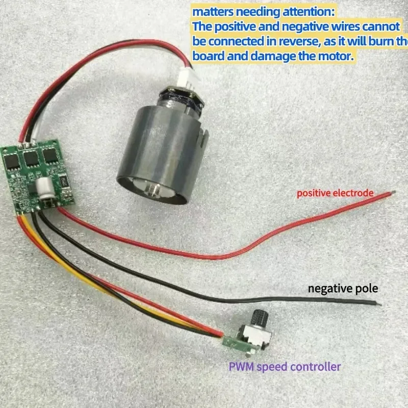 DC 12V 24V high-speed brushless turbine with a diameter of 28.8mm for long-term operation, separated electric controlled fan